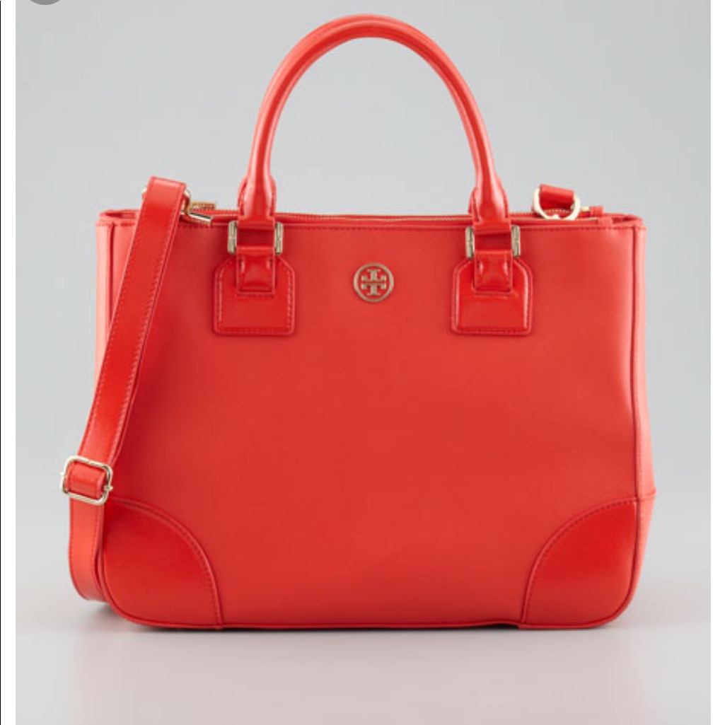 Tory Burch Robinson Sdouble Zipper Tote